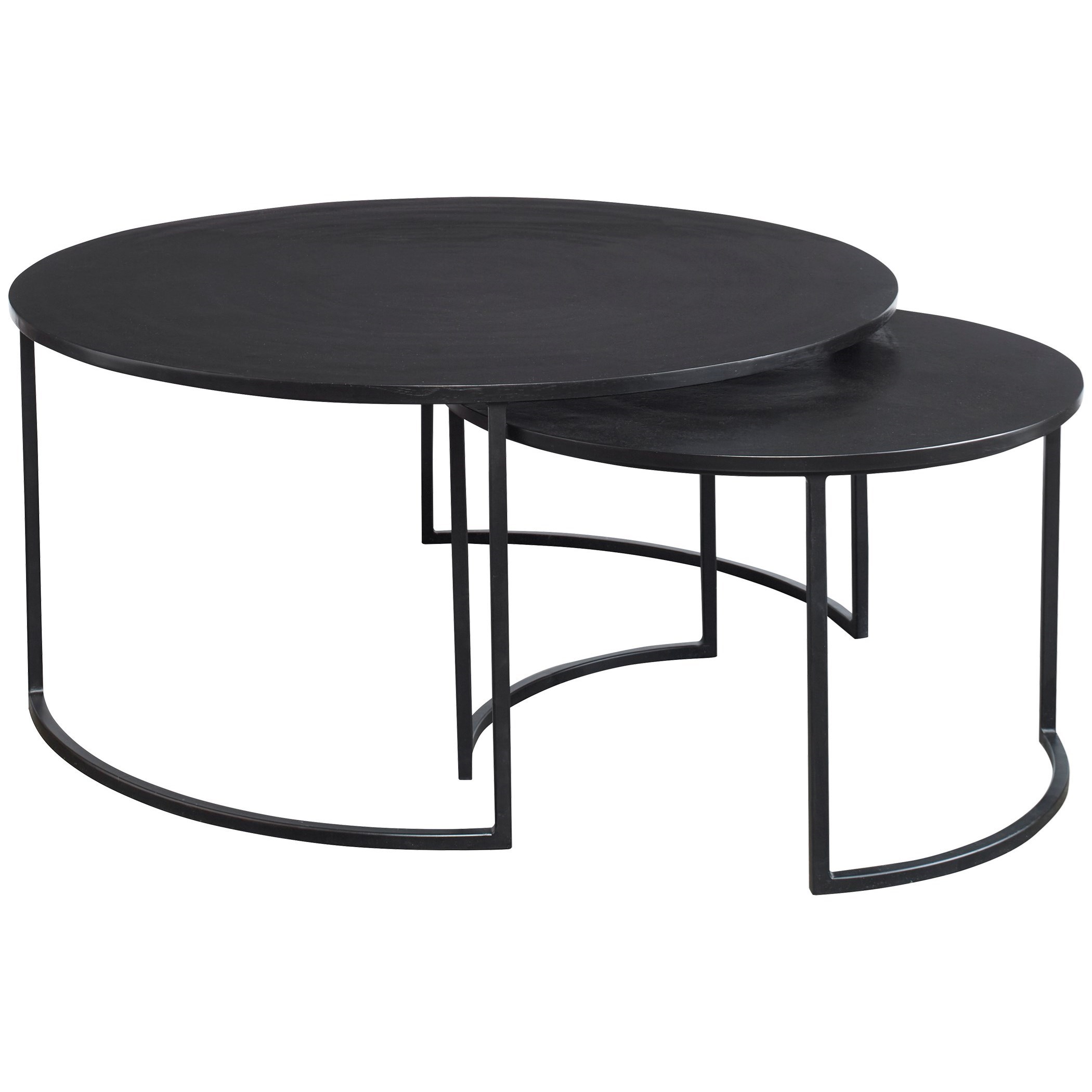 Uttermost Accent Furniture Occasional Tables Modern Nesting Coffee Tables S/2